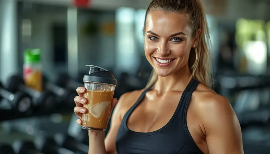 Athletes protein coffee