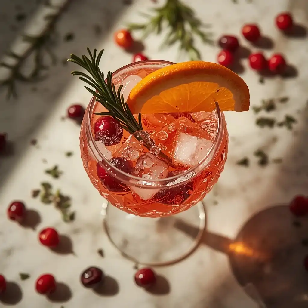 how to make cranberry aperol spritz