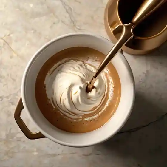 how to mix ingredients for Whipped Coffee recipe