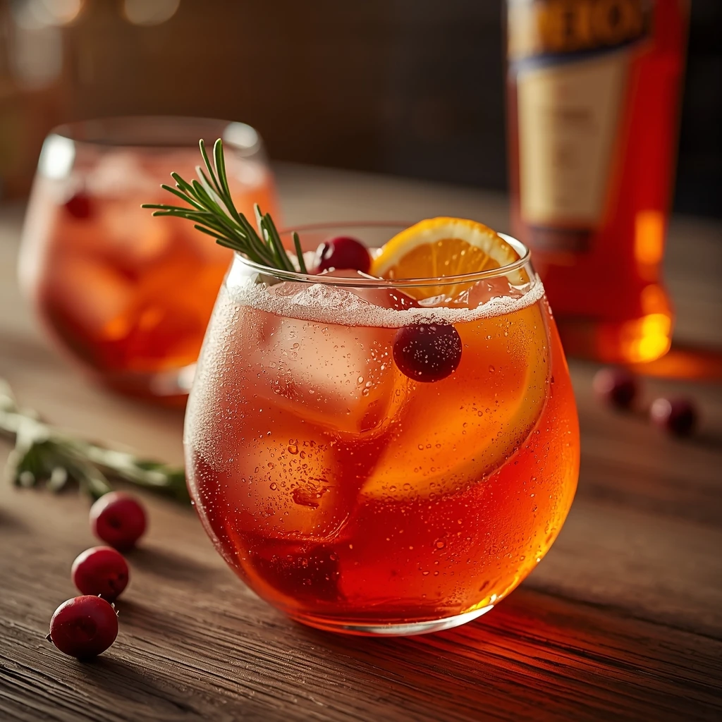 how to make cranberry aperol spritz recipe
