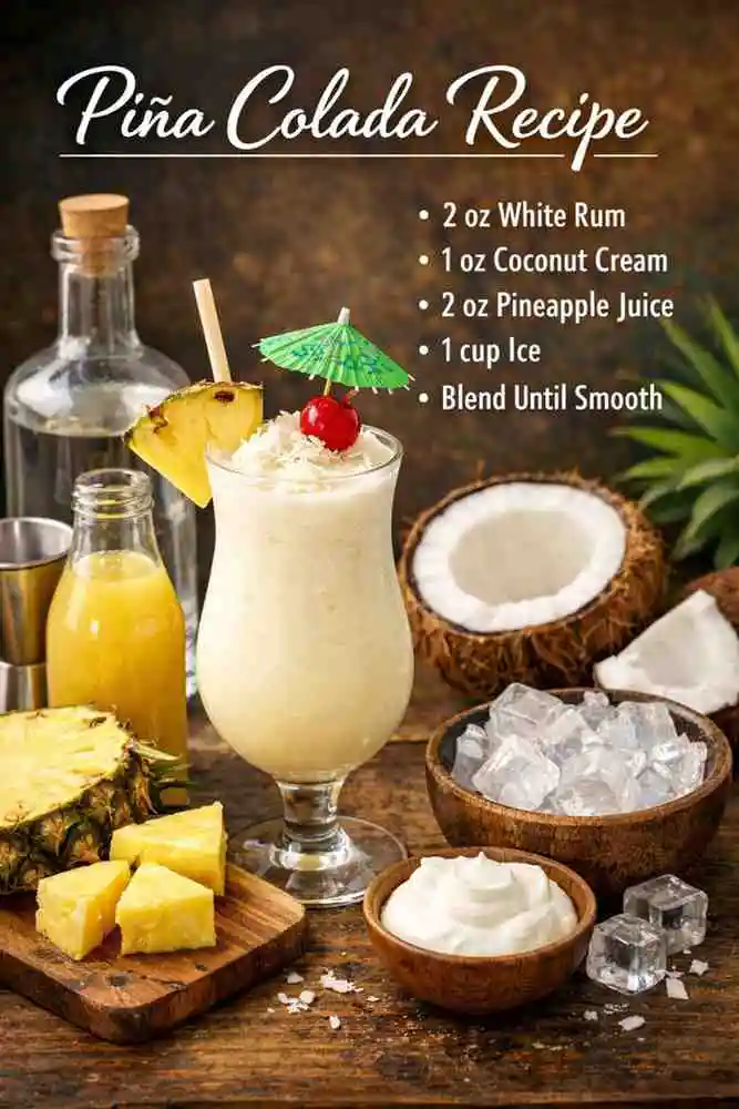 how to make pina colada
