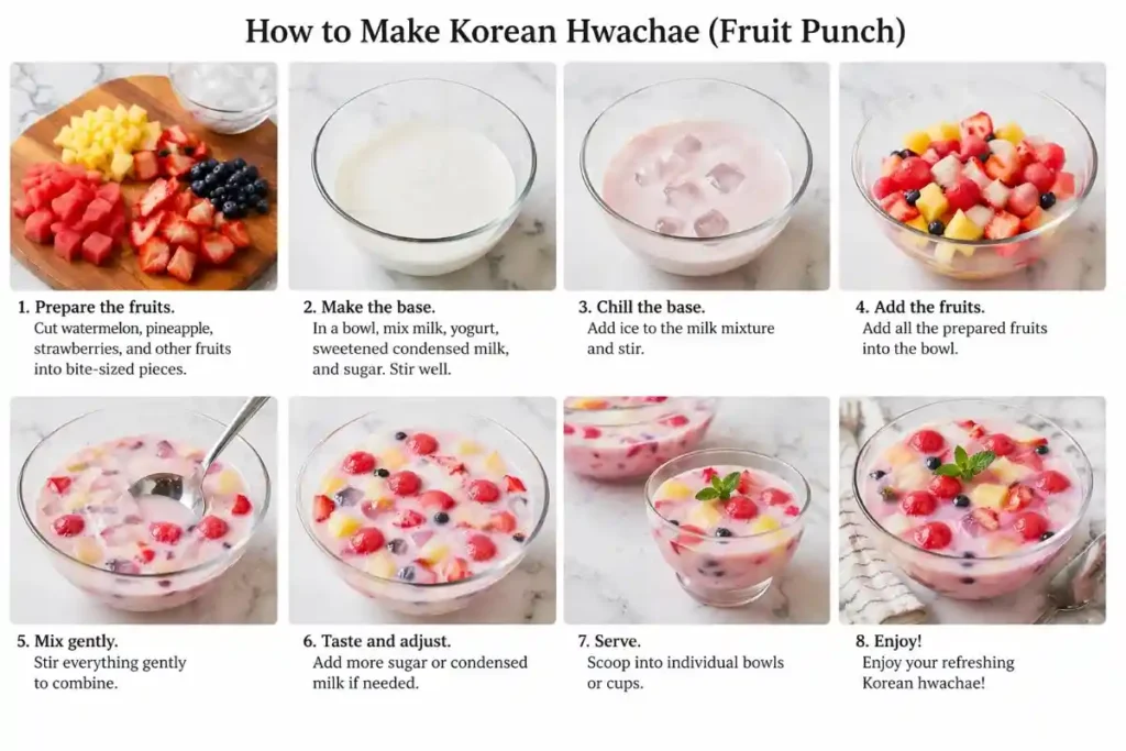 How to make Hwachae Recipe 