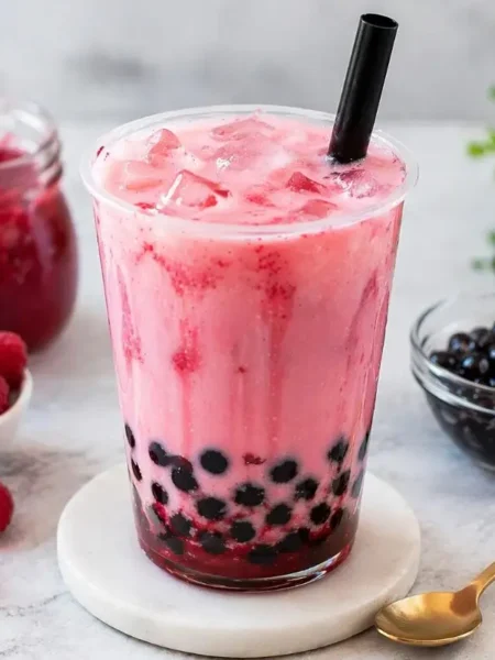 raspberry boba tea recipe