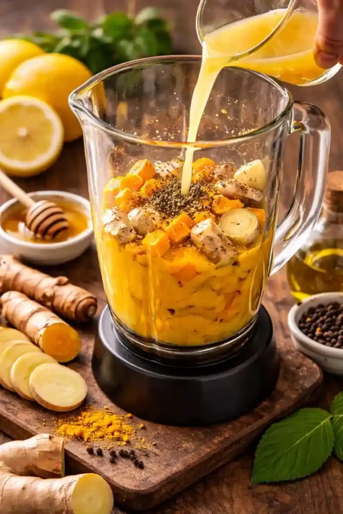 how to make Turmeric Shot Recipe 