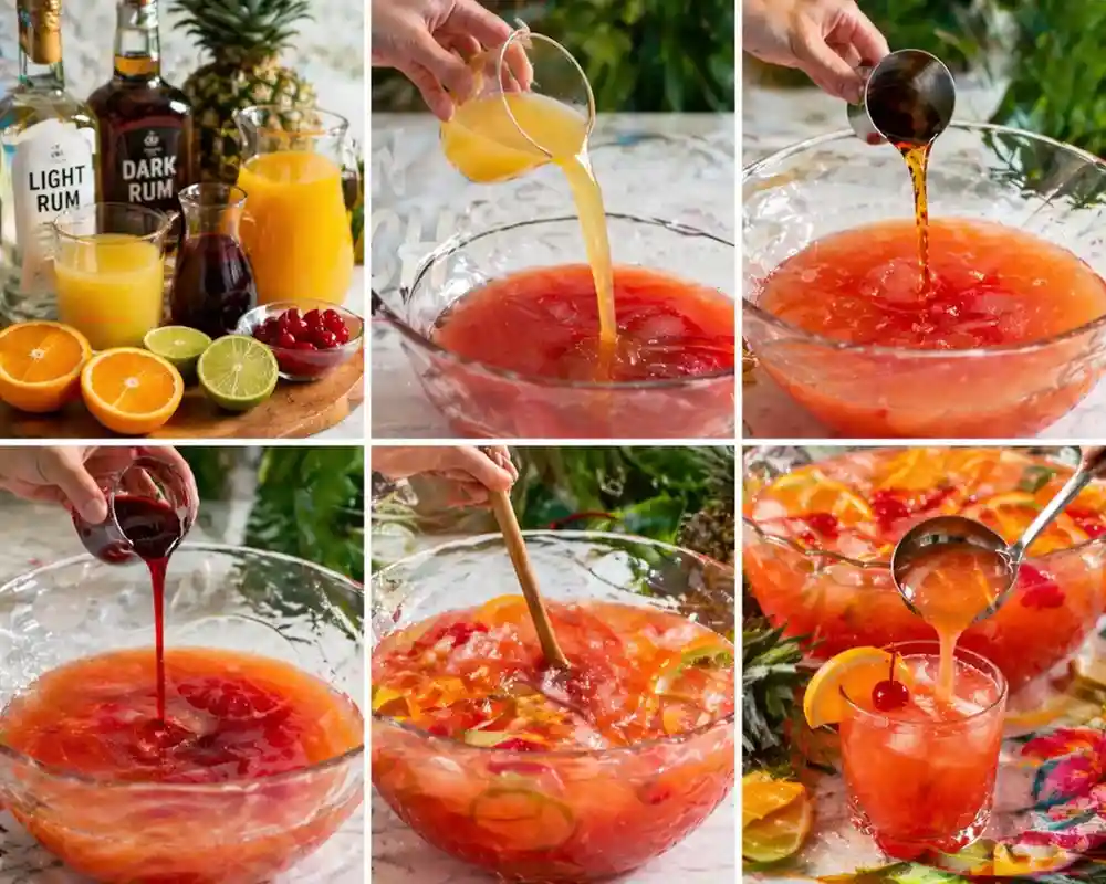how to make rum punch recipe