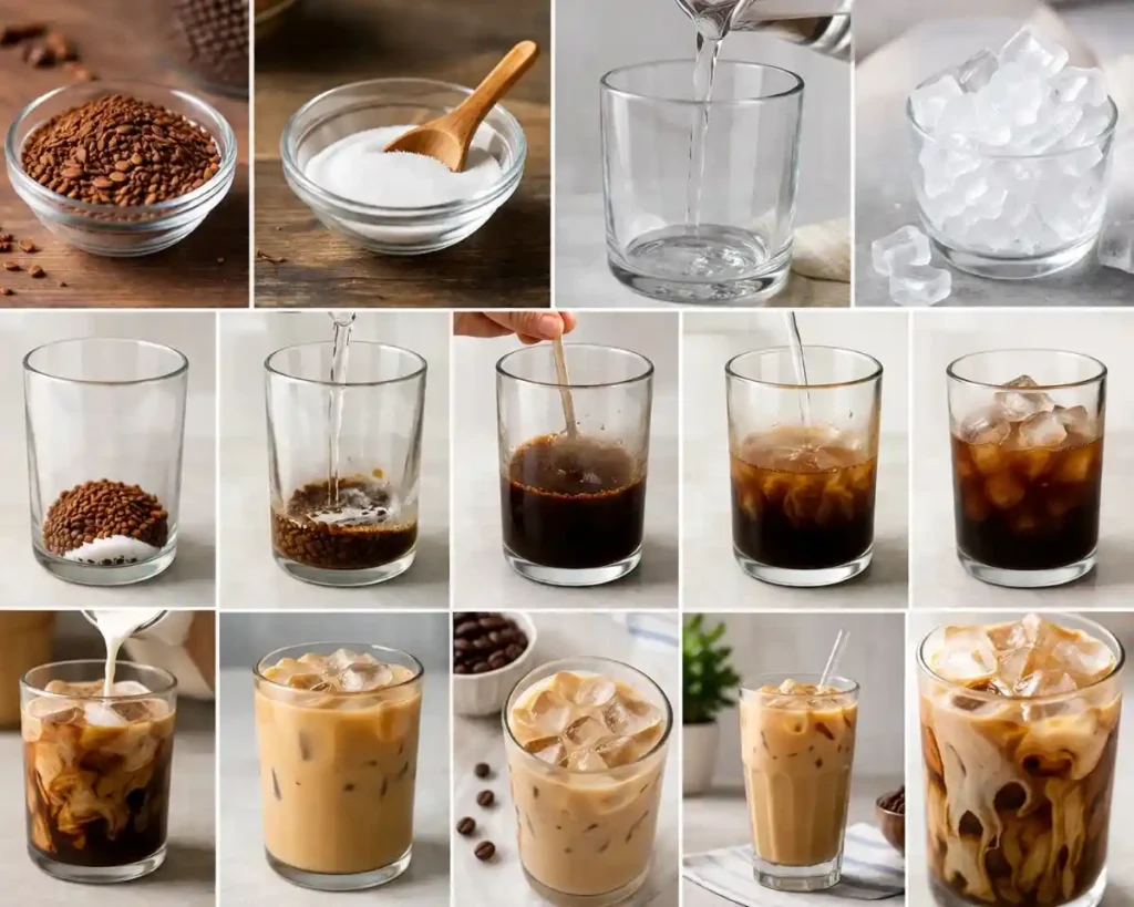 instant coffee iced coffee recipe preparation step by step