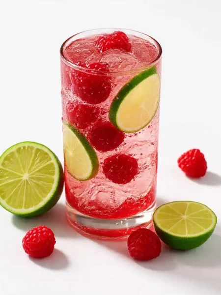 Keto Sparkling Raspberry Lime Recipe