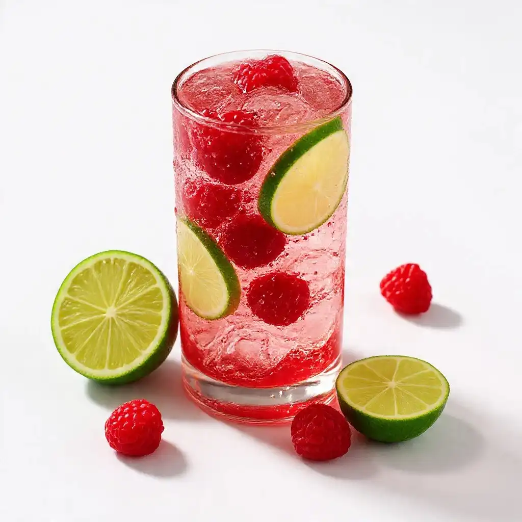 Keto Sparkling Raspberry Lime Recipe