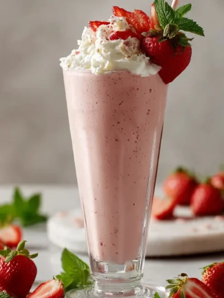 Keto Strawberry Cheesecake Shake reicpe