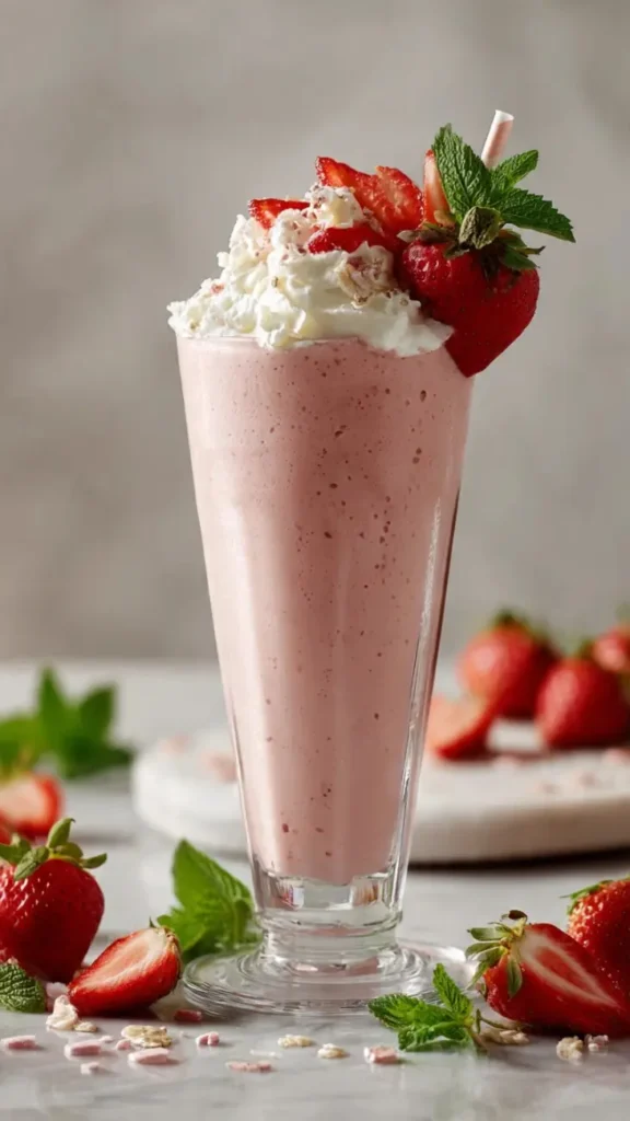 Keto Strawberry Cheesecake Shake reicpe