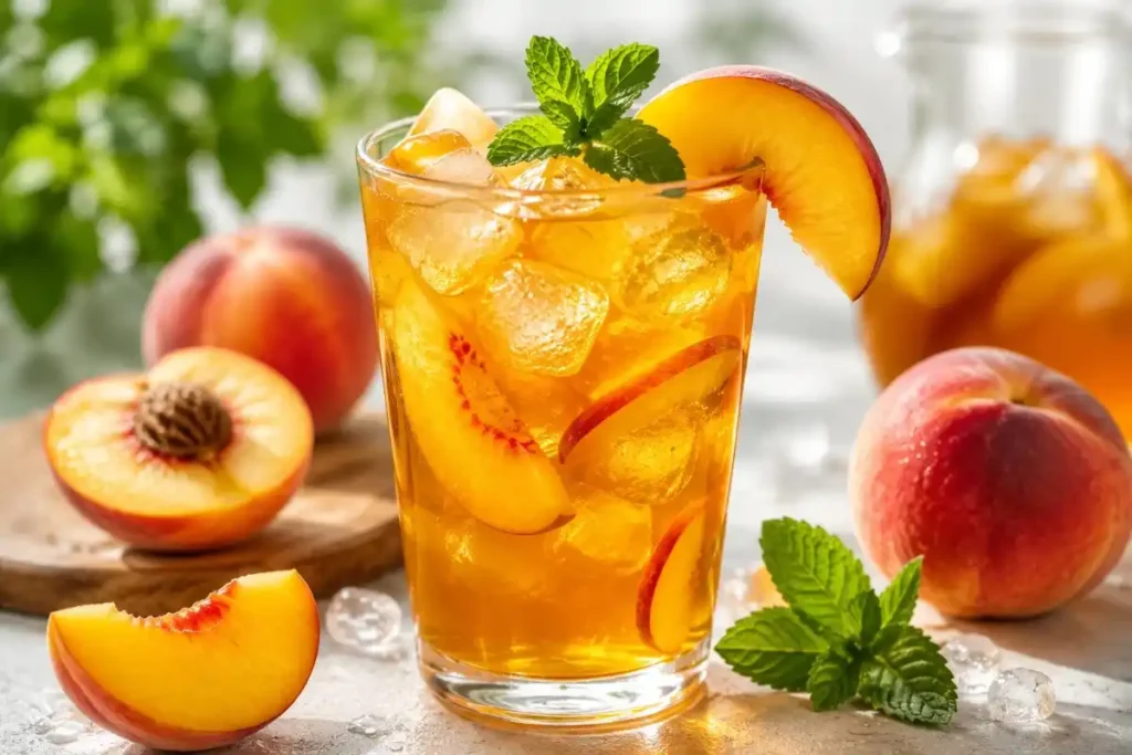 Peach Green Iced Tea recipe