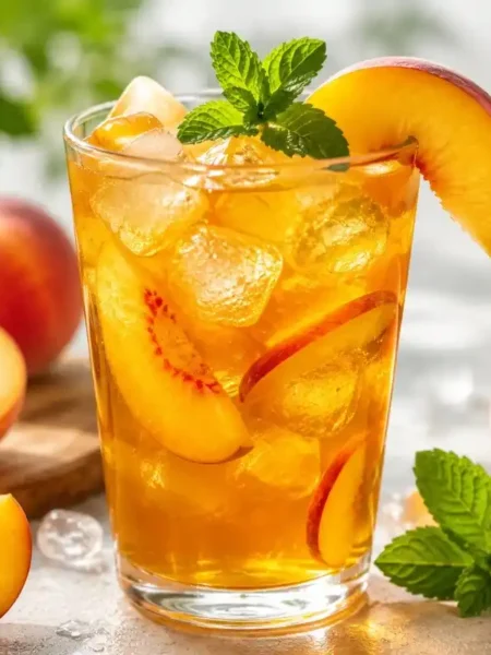 Peach Green Iced Tea recipe